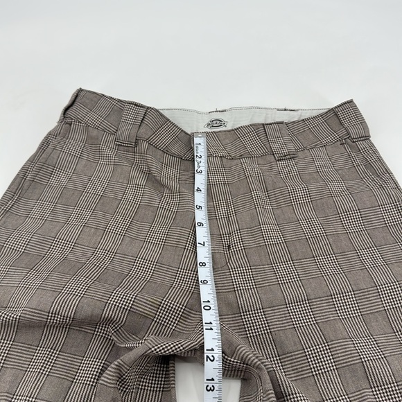 Dickies Punk Goth Skater Plaid Academia Cotton Wide Leg Flare Pants - Picture 11 of 16